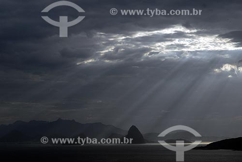  Subject: Baia de Guanabara (Guanabara Bay) entrance - Rio de Janeiro mountains sight from Niteroi City / Place: Rio de Janeiro City - Rio de Janeiro State - Brazil / Date: June 2008 