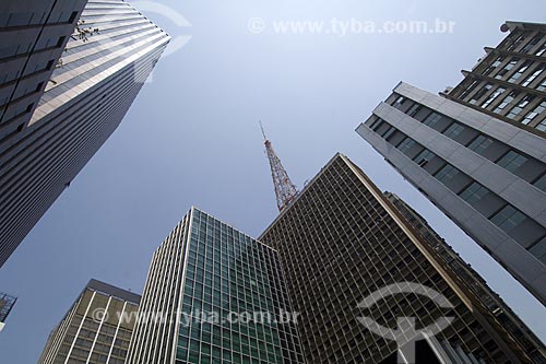  Subject: Skyscrapers on the corner of Paulista Avenue and Augusta Street / Place: Sao Paulo city - Sao Paulo state - Brazil / Date: October 2007 