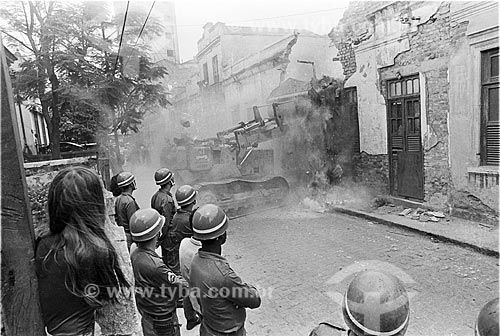  Subject: Demolition of Zona do Mangue (Mangrove Zone) / Place: Cidade Nova neighborhood - Rio de Janeiro state (RJ) - Brazil / Date: 11/1977 