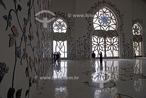  great Mosque of Abu Dhabi - Mosque Sheik Zayed Bin Sultan Al Nathyan - Abu Dhabi - United Arab Emirates 