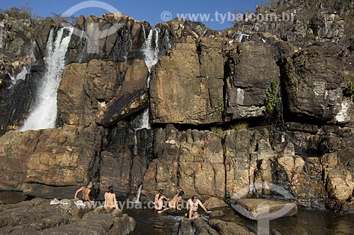  Subject: Cariocas Waterfall - Chapada dos Veadeiros National Park / Place: Goias State - Brazil / Date: July 2007 