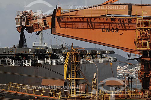  Subject: Loading of ore at Tubarao Port for exportation / Place: Vitoria - Espirito Santo state - Brazil / Date: March 2008 