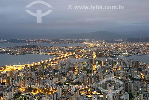  Subject: Aerial view of Florianopolis City / Place: Florianopolis City - Santa Catarina State - Brazil / Date: December 2007 