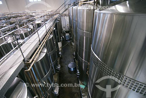  Subject: Barrels of wine - Valduga`s House - Vale dos Vinhedos (Vineyard Valley) / Place: Bento Gonçalves City - Rio Grande do Sul State - Brazil / Date: February 2008 