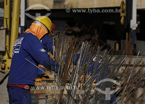  Subject: PAC (Growth Acceleration Program) workers in Manguinhos / Place: Rio de Janeiro city - Rio de Janeiro state - Brazil / Date: 08/07/2009 