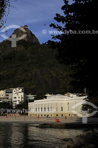  Subject: Old building (Casino da Urca and TV Tupi) with the Sugarloaf in the background - Nowaday its the IED building (European Design Institute) / Place: Praia da Urca - Rio de Janeiro city - Rio de Janeiro state - Brazil / Date: July 2009 