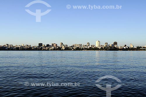  Subject: View of Lagoa Rodrigo de Freitas with Ipanema in the background / Place: Rio de Janeiro city - Rio de Janeiro state - Brazil / Date: August, 2009 