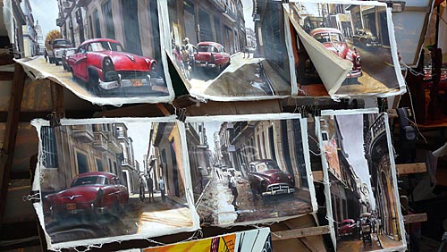  Subject: Paintings at open air street fair / Local: Havana - Cuba / Date: october 2009 