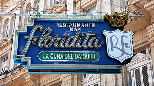  Subject: Bar restaurant Floridita  / Local: Havana - Cuba / Date: october 2009 