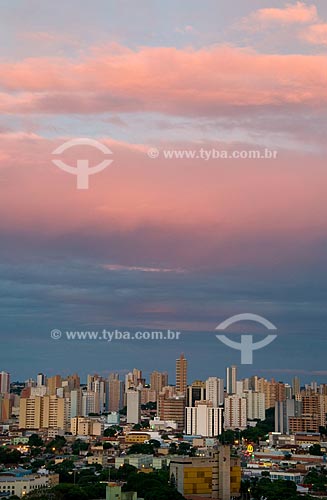  Subject: Panoramic view of Campo Grande city at dusk / Place: Campo Grande city - Mato Grosso do Sul state - Brazil / Date: January 2009 