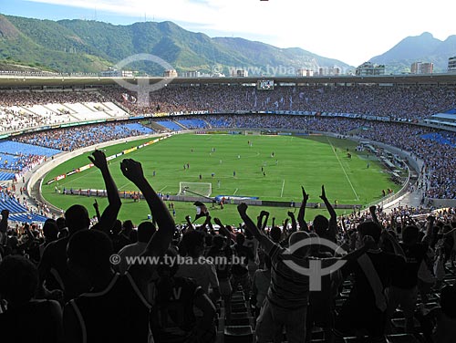  Subject: Footballs fans during match in Maracana - Vasco x Bahia / Place: Maracana - Rio de Janeiro city - Rio de Janeiro state - Brazil / Date: October 2009 