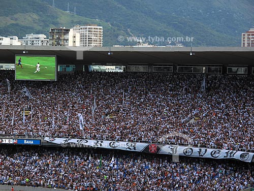  Subject: Footballs fans during match in Maracana - Vasco x Bahia / Place: Maracana - Rio de Janeiro city - Rio de Janeiro state - Brazil / Date: October 2009 