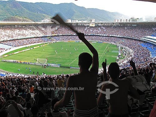  Subject: Footballs fans during match in Maracana - Vasco x Bahia / Place: Maracana - Rio de Janeiro city - Rio de Janeiro state - Brazil / Date: October 2009 