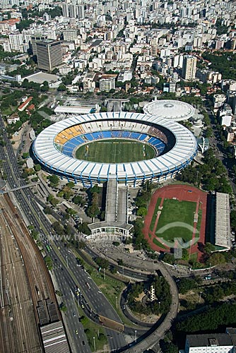  Subject: Aerial view of Maracana stadium during a match - Vasco x Bahia / Place: Maracana - Rio de Janeiro city - Rio de Janeiro state - Brazil / Date: October 2009 