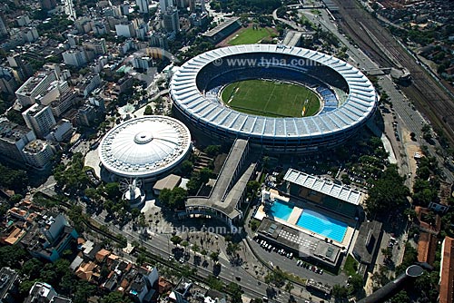  Subject: Aerial view of Maracana stadium during a match - Vasco x Bahia / Place: Maracana - Rio de Janeiro city - Rio de Janeiro state - Brazil / Date: October 2009 