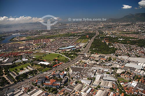  Subject: Aerial view of Manguinhos / Place: Manguinhos - Rio de Janeiro city - Rio de Janeiro state - Brazil / Date: March 2005 