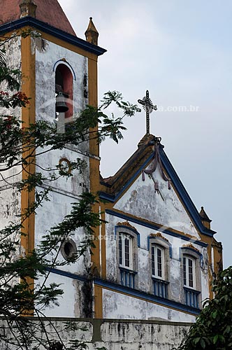  Igreja de Sao Nicolau do Surui (Church of St. Nicholas of Surui), built between 1710 and 1712, 18th century, located on top of a hill near Surui River, the only inland ports of the colonial period still active  - Mage city - Rio de Janeiro state (RJ) - Brazil