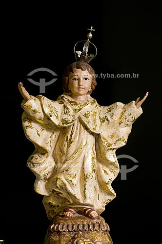  Subject:  Child Jesus sacred image at Fazenda Santa Justa historic coffee farm / Place: Rio das Flores - Vale do Paraiba - Rio de Janeiro - RJ / Date: 11-2009 