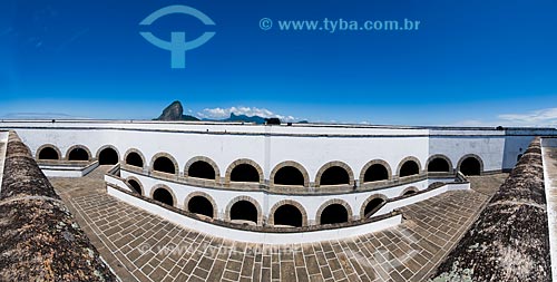  Subject: Santa Cruz fortress, unity of the Brazilian Army, located at the mouth of the Guanabara bay  / Place:  Niteroi city - Rio de Janeiro state - Brazil  / Date: 11/2009 