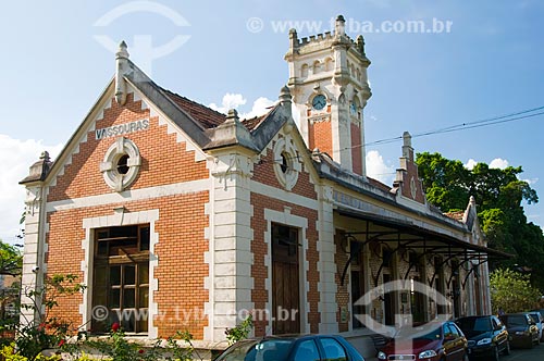  Subject: Train station at Vassouras city  / Place:  Vassouras city - Rio de Janeiro state - Brazil  / Date: 11/2009 