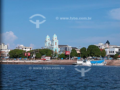 Subject: View of the Santarem city from the Tapajos river  / Place:  Santarem city - Para state - Brazil  / Date: 08/2003 