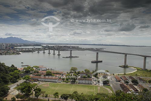  Subject: View of the Third Bridge, wich connects Vila Velha to Vitória city  / Place:  Espirito Santo state - Brazil  / Date: 08/2009 