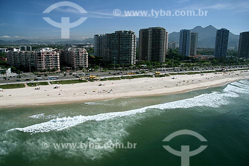  Subject: Aerial view of Barra da Tijuca neighborhood  / Place:  Rio de Janeiro city - Rio de Janeiro state - Brazil  / Date: 11/2009 