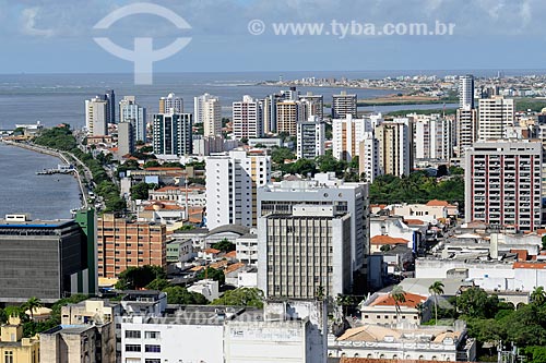  Subject: Center view and Sergipe river / Place: Aracaju city - Sergipe state - Brazil / Date: junho 2009 