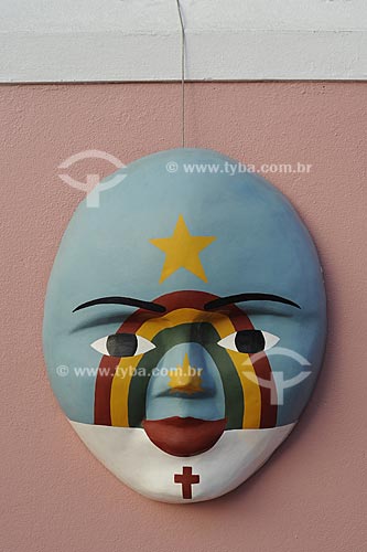  Subject: Mask - Craft from Pernambuco / Place: Recife city - Pernambuco state - Brazil / Date: 10/2009 