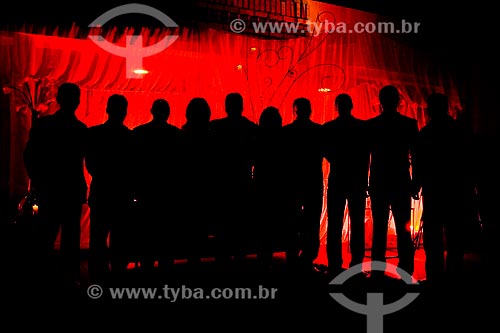 Subject: Human silhouettes  / Place:  Florianopolis city - Santa Catarina state - Brazil  / Date: 11/2009 