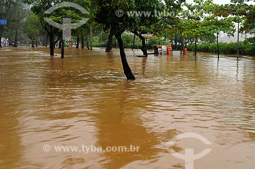  Subject: Flood on the streets of Jardim Botanico / Place: Rio de Janeiro, Brazil / Date: abril 2010 