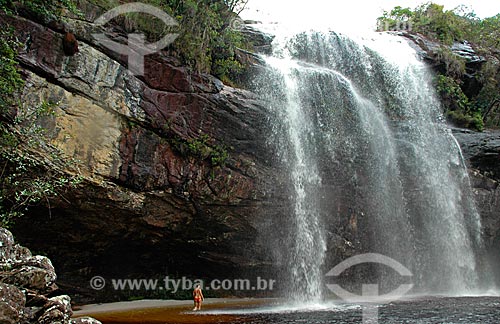  Subject: Toca da Onca waterfall  / Place:  Capivari city - Minas Gerais state - Brazil  / Date: 01/2009 