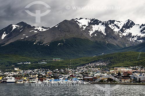  Subject: View of Ushuaia city  / Place:  Patagonia - Argentina  / Date: 02/2010 