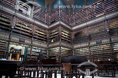  Subject: Real Gabinete Portugues de Leitura interior  / Place:  Rio de Janeiro city - Rio de Janeiro state  / Date: 06/2010 