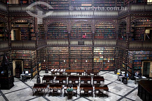  Subject: Real Gabinete Portugues de Leitura interior  / Place:  Rio de Janeiro city - Rio de Janeiro state  / Date: 06/2010 