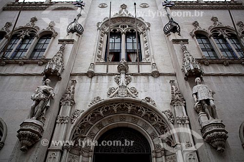  Subject: Facade of Real Gabinete Portugues de Leitura  / Place:  Rio de Janeiro city - Rio de Janeiro state  / Date: 06/2010 