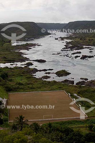  Subject: Soccer field at the city of Piranhas, in the margin of the Sao Francisco River  / Place:  Piranhas city - Sergipe state - Brazil  / Date: 07/2010 