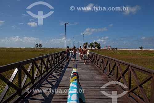  Subject: Footbridge for the Atalaia beach  / Place:  Aracaju city - Sergipe state - Brazil  / Date: 07/2010 