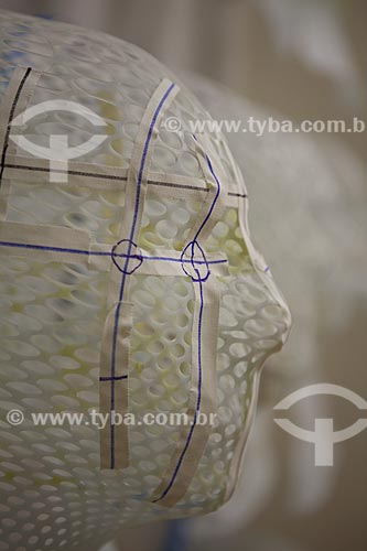  Subject: Radiotherapy masks of the INCA - National Cancer Institute of Brazil  / Place:  Cruz Vermelha Square - Rio de Janeiro city - Rio de Janeiro state - Brazil  / Date: 09-2010 