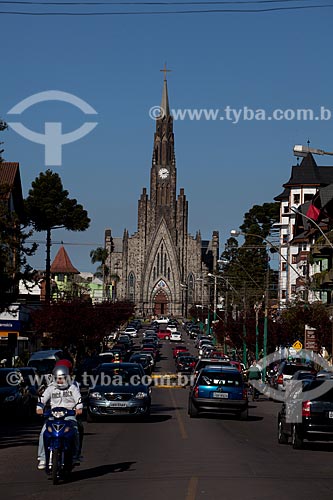  Subject: Nossa Senhora de Lourdes Cathedral, also known as Stone Cathedral  / Place:  Canela city - Rio Grande do Sul  / Date: 09/2010 