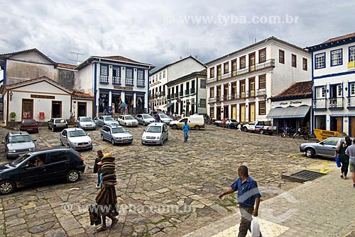  Subject: View of the Joubert Guerra Square  / Place:  Diamantina city - Minas Gerais state - Brazil  / Date: 12/2009 