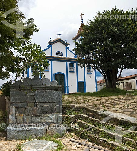  Subject: Facade of the Nossa Senhora do Rosario church  / Place:  Diamantina city - Minas Gerais state - Brazil  / Date: 12/2009 