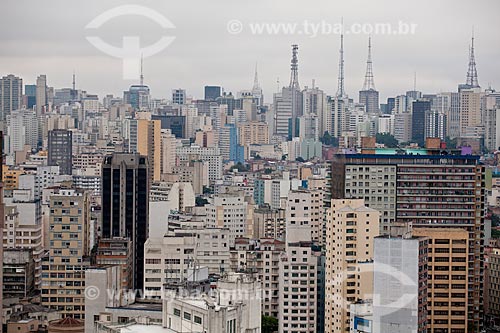  Subject: Aerial view of Sao Paulo city  / Place:  Sao Paulo city - Sao Paulo state - Brazil  / Date: 04/10/2010 