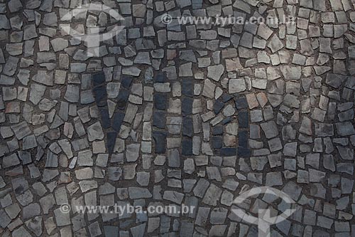  Subject: Pavement of the 28 de Setembro Boulevard  / Place:  Vila Isabel - Rio de Janeiro city - Brazil  / Date: 11/2010 