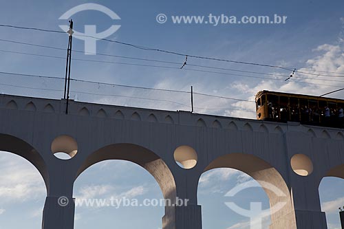  Subject: Lapa arches during the sunset  / Place:  Rio de Janeiro city - Brazil  / Date: 11/2010 