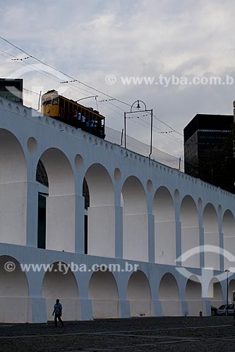  Subject: Lapa arches during the sunset  / Place:  Rio de Janeiro city - Brazil  / Date: 11/2010 