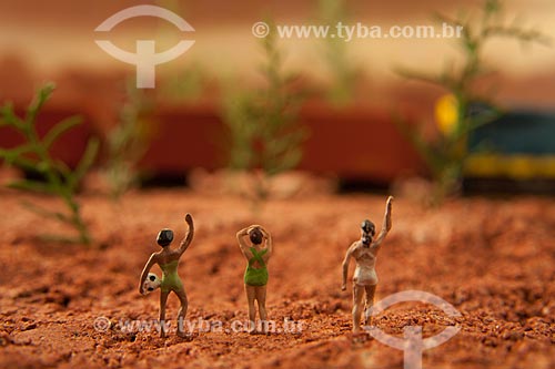  Subject: Train miniature - Toy  / Place:  Studio  / Date: 2010 