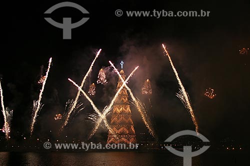  Subject: Inauguration of the Lagoa Rodrigo de Freitas christmas tree  / Place:  Rio de Janeiro - Brazil  / Date: 12/2010 