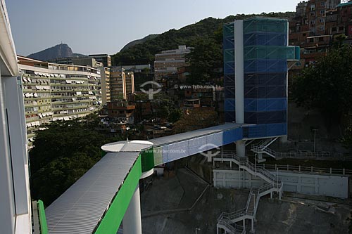  Complexo Rubem Braga (Rubem Braga Complex) in Ipanema - Elevator for the access to the communities of Morro Cantagalo and Pavao-Pavaozinho slums   - Rio de Janeiro city - Rio de Janeiro state (RJ) - Brazil