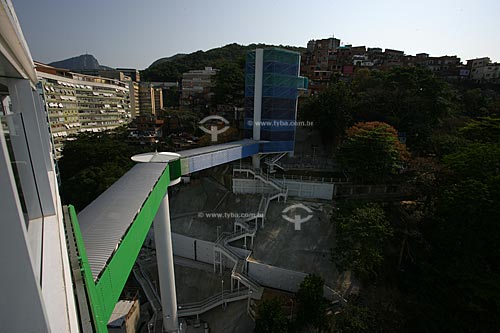  Complexo Rubem Braga (Rubem Braga Complex) in Ipanema - Elevator for the access to the communities of Morro Cantagalo and Pavao-Pavaozinho slums   - Rio de Janeiro city - Rio de Janeiro state (RJ) - Brazil